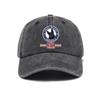 Popular retro anniversary print washed old soft top sunshade baseball cap unisex hat