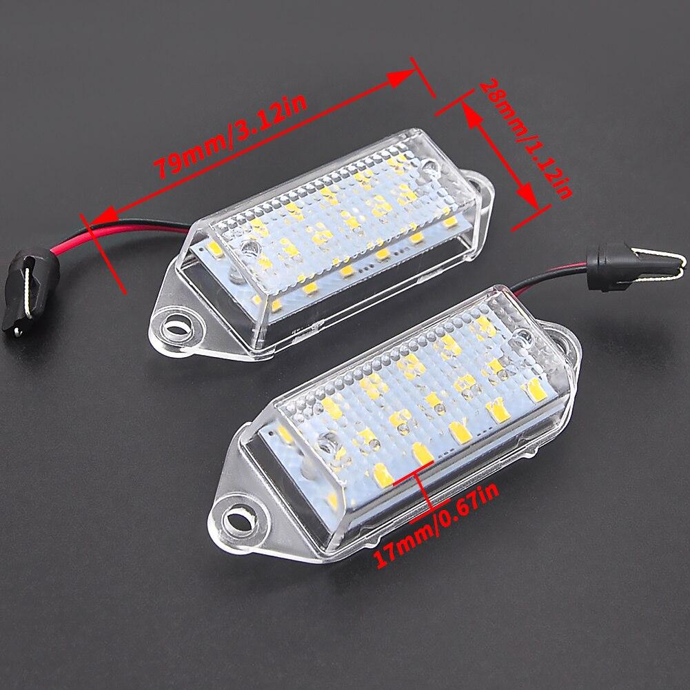 2 шт. светодиодный светильник номерного знака для Mitsubishi 2003-2017 Lancer и 2007-2016 Evo Evolution X Tail Tag Lamps