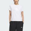 New Adidas Set in Sleeve T Shirt Women's White IZ3147