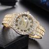 Watch Mens Casual With Rhinestone Calendar And Roman Scale Wristwatch Gifts