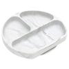 Bumkins Silicone Dish with Suction Cup Japanese 6 Months Gray Marble [Genuine Product] GD-MRB
