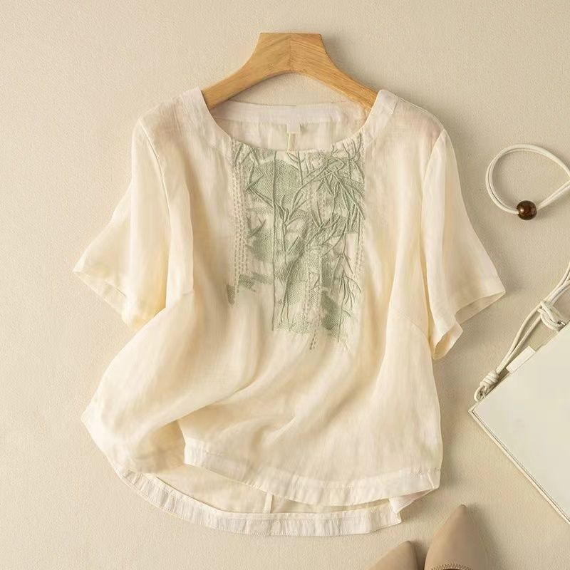 Short-sleeved T-shirt Women's Summer New Loose Shirt Temperament Top