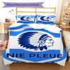 Nie Pleue poster Bedding Quilt Set Quilt Cover Pillowcase Home Decoration Birthday Gift (1 * duvet cover + 2 * pillowcase, without core)