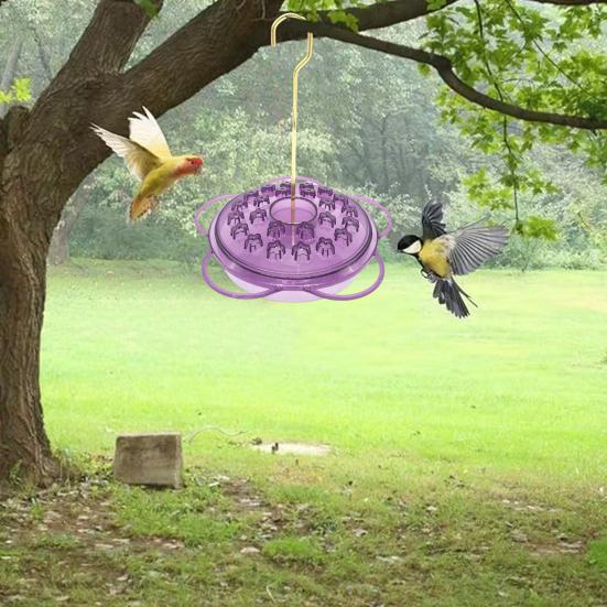 Кормушка для птиц Дизайн в форме цветка Кормушка для колибри Всепогодная поилка Интегрированный цветок