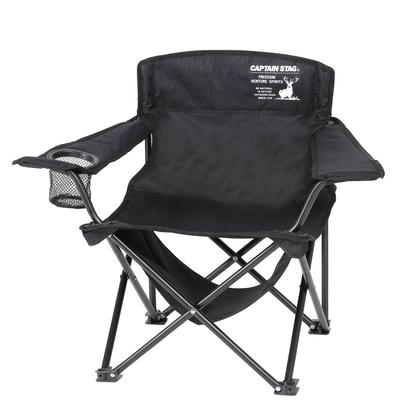 CAPTAIN STAG Уличное кресло-шезлонг Мини-полка-держатель Черный Mock/Drink UC-1865