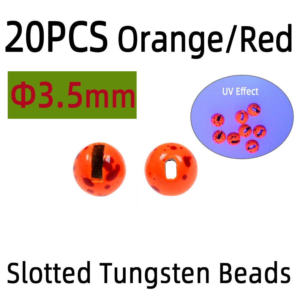 20 шт. металлических прорезных вольфрамовых бусин с точечными глазами для ловли нахлыстом, вольфрамовая головка бусины для джиг-головки, материал для вязания мушек