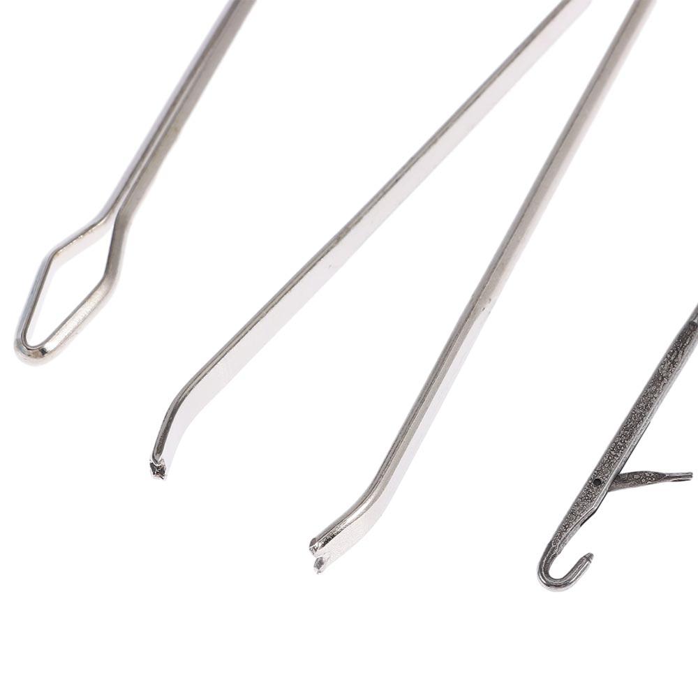 Metal Sewing Loop Kit Blue Metal Tweezers Loop Turner Tool  Flexible Drawstring Threader
