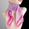 60cm Square Scarf for Spring and Summer Sun Protection Silk Scarf with Elegant Decoration Neck Protection Scarf with Gentle Temperament for Women