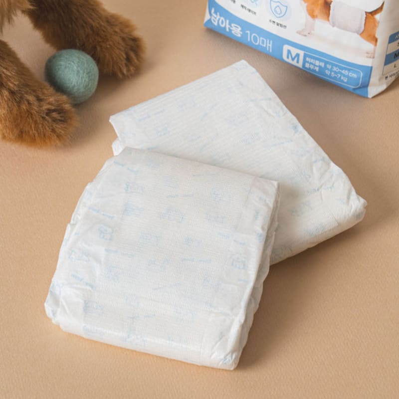 [Pet] Подгузники для мальчиков 10 шт. M