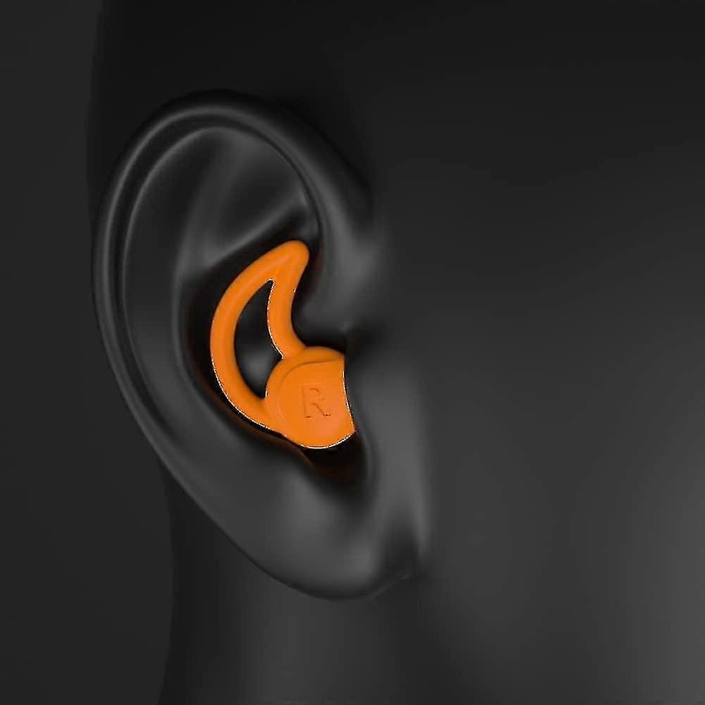 Quiet Noise Reduction Earplugs, Super Soft, Reusable Hearing Protection In Flexible Silicone For Sleeping, Noise Sensitivity