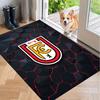 Soft Floor Carpet Union Berlin FC Pattern Area Rug Decorative Mat For Home Room Decoration