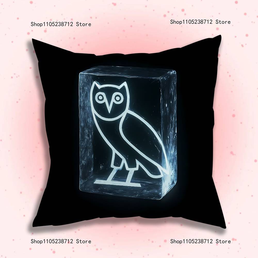 Чехлы на подушку Drake O-OvO OWL Мультяшные Декоративные для дивана Домашние Двусторонние Короткий плюш Милый Чехол для подушки