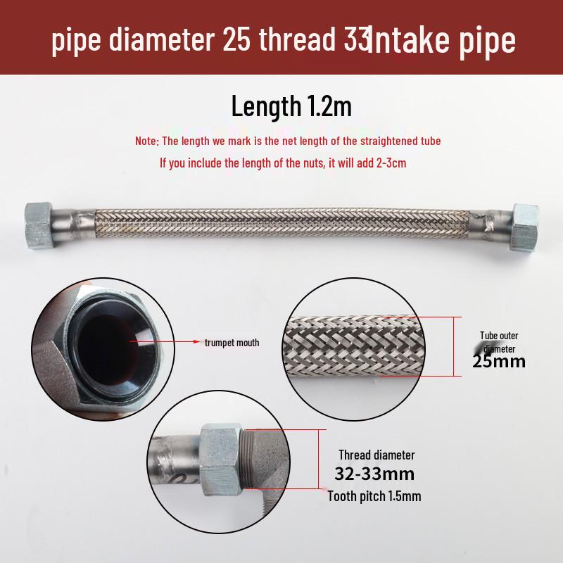 Outus Silent Check Valve Air Compressor with Aluminum Tube and 7-Shaped Stainless Steel Connecting Pipe