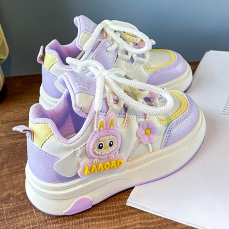 Детская ультралегкая обувь на мягкой подошве, студенческая версия, спортивная обувь, универсальные белые туфли