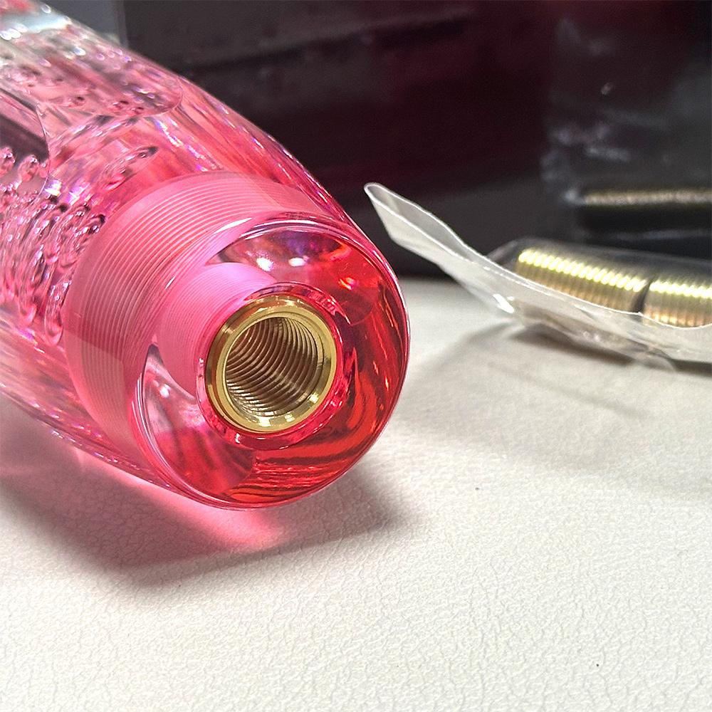 Car Gear Shift Head Car Manual Shifter Head Shift Knob Stick Crystal Transparent Bubble Gear Shift Knob Multiple colors