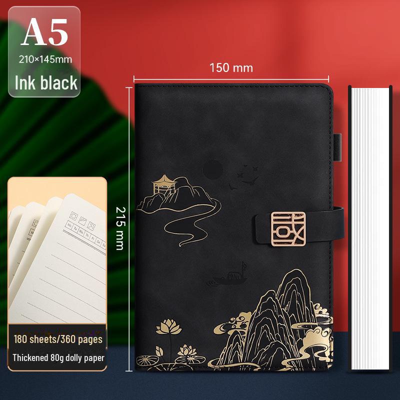 Подарочный набор из блокнотов формата А5 «Культура и творчество» — сувенир в китайском стиле с индивидуальным логотипом