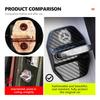 AAVU1 For Benz 4PCS Fashion Stainless Steel Car Covers Door Lock Protecting Cover AMG CLA CLS C180 C200 W204 W205 Exclusive A C E R V