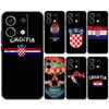Чехол с гербом и флагом Хорватии для Xiaomi Redmi Note 13 Pro 12 11 8 9 10 Redmi Note 12S 11S 10S 9S 10C 12C 13C