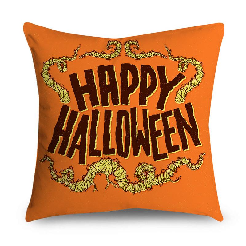 Хэллоуин тема ужас тыква мастер принт узор наволочка дома гостиная диван украшения квадратный пледы наволочка