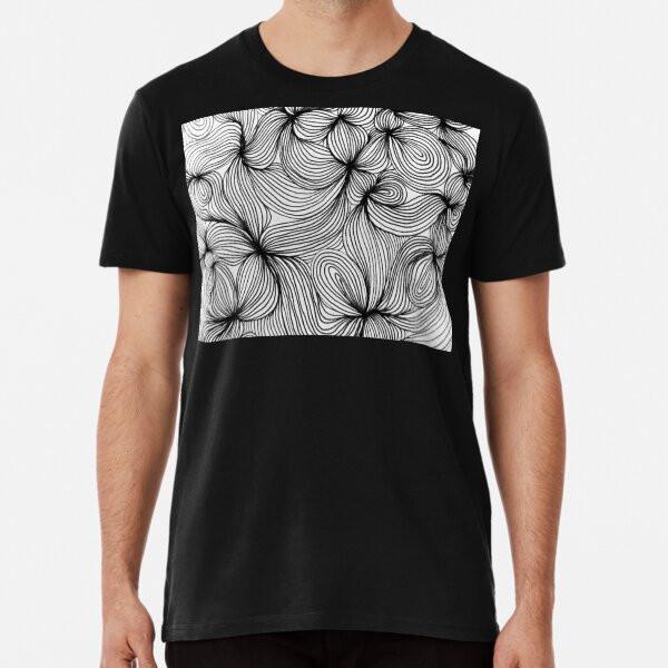 Flowing Organic Patterns S to 5XL Made in the AU/USA T-Shirt