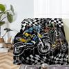 off-road motorcycles Theme Printed Blanket - Perfect for Couch, Bed, Travel & Outdoor Use | Machine Washable, Cozy & Durable.