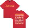 Rock Band Extremoduro Tour 2026 Print T Shirts Men's Clothing Harajuku High Street T-shirt Man Cotton Short Sleeve T-shirts