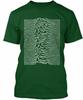 Ретро Футболка Joy Division Unknown Pleasures Классическая Зеленая Унисекс S-5XL 1H0146 Унисекс Футболка