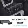 Black Carbon Fiber Style ABS For Suzuki SWIFT 2024 2025 2026 Car Headlight Adjustment Switch Control Button Cover Accessories