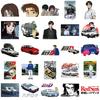 10/30/50 шт. Наклейки из японского аниме Initial D Крутые мультяшные декали DIY для скейтборда, телефона, ноутбука Классическая наклейка-декор в стиле манги