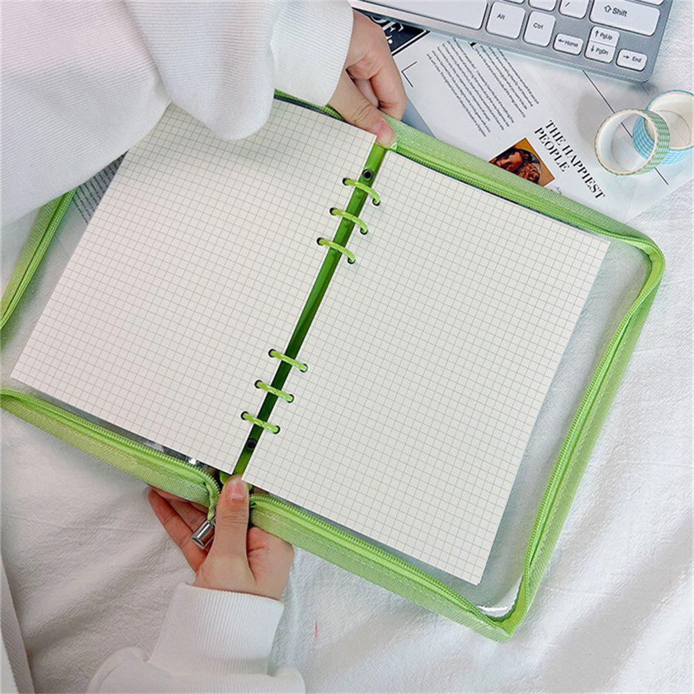 Collection Book Journal Photo Card Notebook Zipper Binder Binder Organizer Postcard Organizer