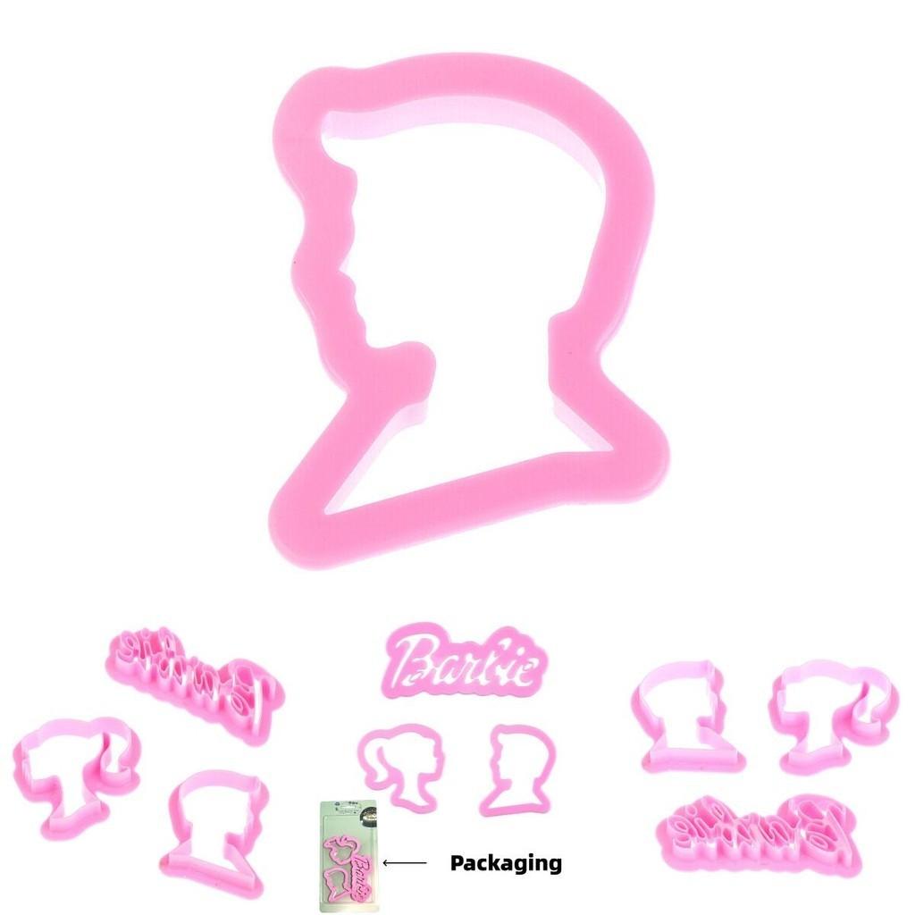 Createklat Барби Принцесса Форма для печенья Неправильной формы Пластиковый набор инструментов для выпечки Для DIY украшения торта