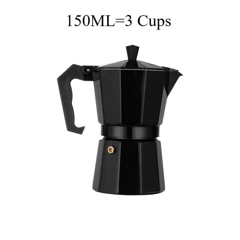 Стильный европейский набор кофейных принадлежностей - итальянская алюминиевая кофеварка Moka + аксессуары для эспрессо для любителей кофе