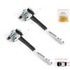 BDP1270-1 2 Pieces Left AND Right Trunk Door Hinge Stop Check Strap Limiter for Fiat Doblo MPV Van Cargo MK1 119 223 2001-2010 46790818