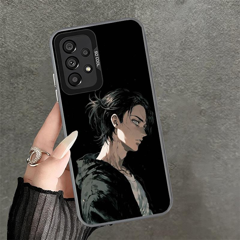 A-Атака Титанов Эрен Йегер Ударопрочный Чехол для Телефона для Samsung A17 A16 A15 A14 A37 A57 A36 A56 A26 A35 A55 A25 A34 A54 A24 A1