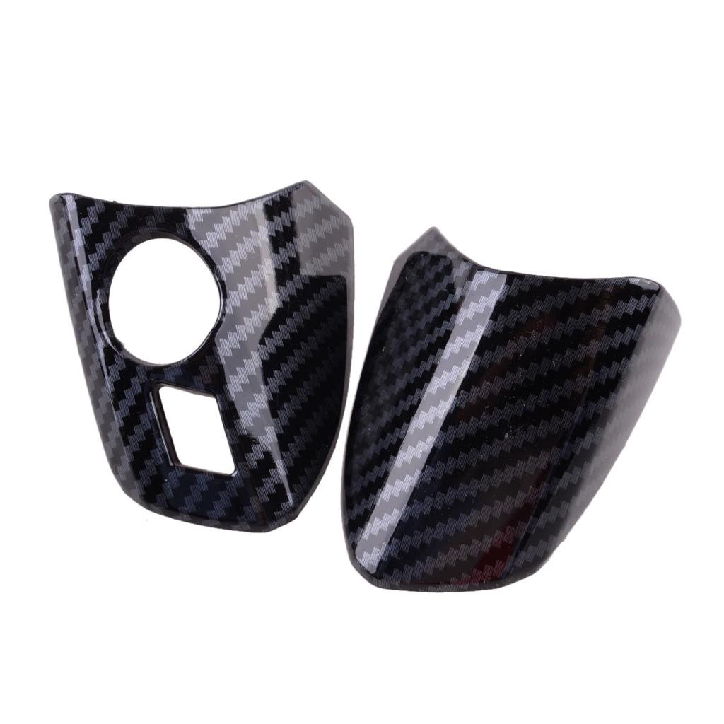 LHD черная внешняя дверная ручка автомобиля, накладка, набор накладок из углеродного волокна, текстура, подходит для Mercedes Benz W246 W204 W212 X204 W166
