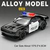 1:32 Hellcat Модель Миниатюрные Игрушечные Машинки Металлические Литые Двери Открываются Симуляция Салона Резиновые Шины Изысканные Модели Полицейских Машин