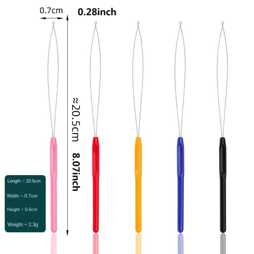 2шт наращивание волос микро кольца петля инструмент крючком игла петля игла для изготовления дредов