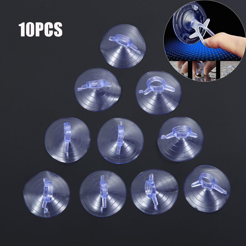 10PCS Clear Car Sunshade Kitchen & Home Sucker Suction Cup Hook Wall Hanger