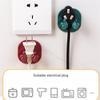 1/2SETS Крючок для вилки без дырокола Креативный самоклеящийся крючок для хранения кабеля для передачи данных Крючок для кухонных гаджетов