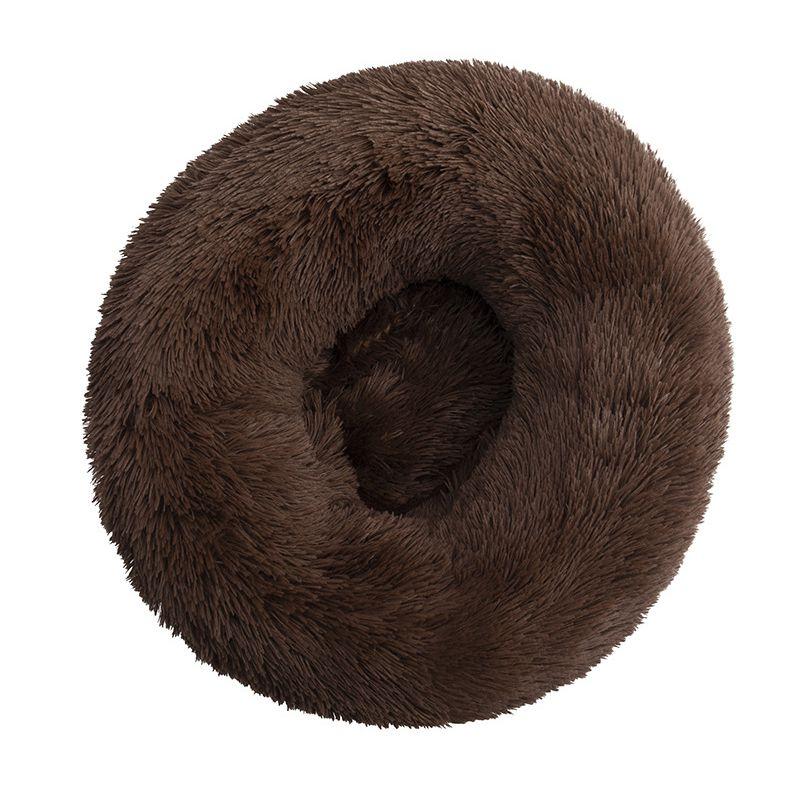 Пушистая плюшевая кровать для собаки, кошки, питомца, удобный коврик с легким дизайном для удобства в путешествиях