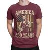Americas 250th Abraham Lincoln Playing Guitar Retro Vintage Graphic 100 Cotton Tshirt Abraham Tees Tops For Unisex