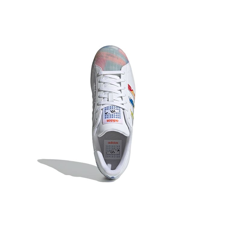 adidas Кроссовки унисекс Superstar Multi Logo Бело-бело-синие GX2717