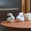 Милые керамические фигурки кроликов Kawaii Заяц Банни садовый дом украшения с животными Пасхальное украшение для дома и комнаты