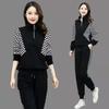 Women's Fashion Sports Suit Spring and Autumn Thin Style Hoodie Loose Casual Two-piece Set