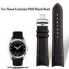 Изогнутый Кожаный Ремешок для Часов 22мм 23мм 24мм для Tissot Couturier T035 Ремешок для Часов Стальная Пряжка Ремешок Браслет