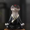 Zazen White Fox Succulent Bonsai Ornaments for Balcony or Garden Decor