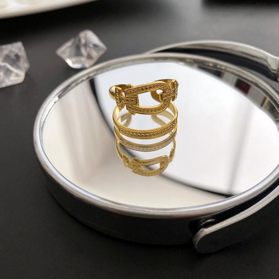 Изысканное корейское кольцо с бриллиантом на указательный палец для модных женщин - Универсальный дизайнерский стиль