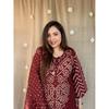 Maroon Wedding Wear Salwar Kameez Designer Women Ethnic Kurta Pant Dupatta Set