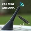 Прочная радиоантенна на крышу FM AM DAB Черная 6,5 см Длина Винты Аксессуары Короткая Автомобильная Антенна Авто Мини Универсальная С Автомобилем H7N3