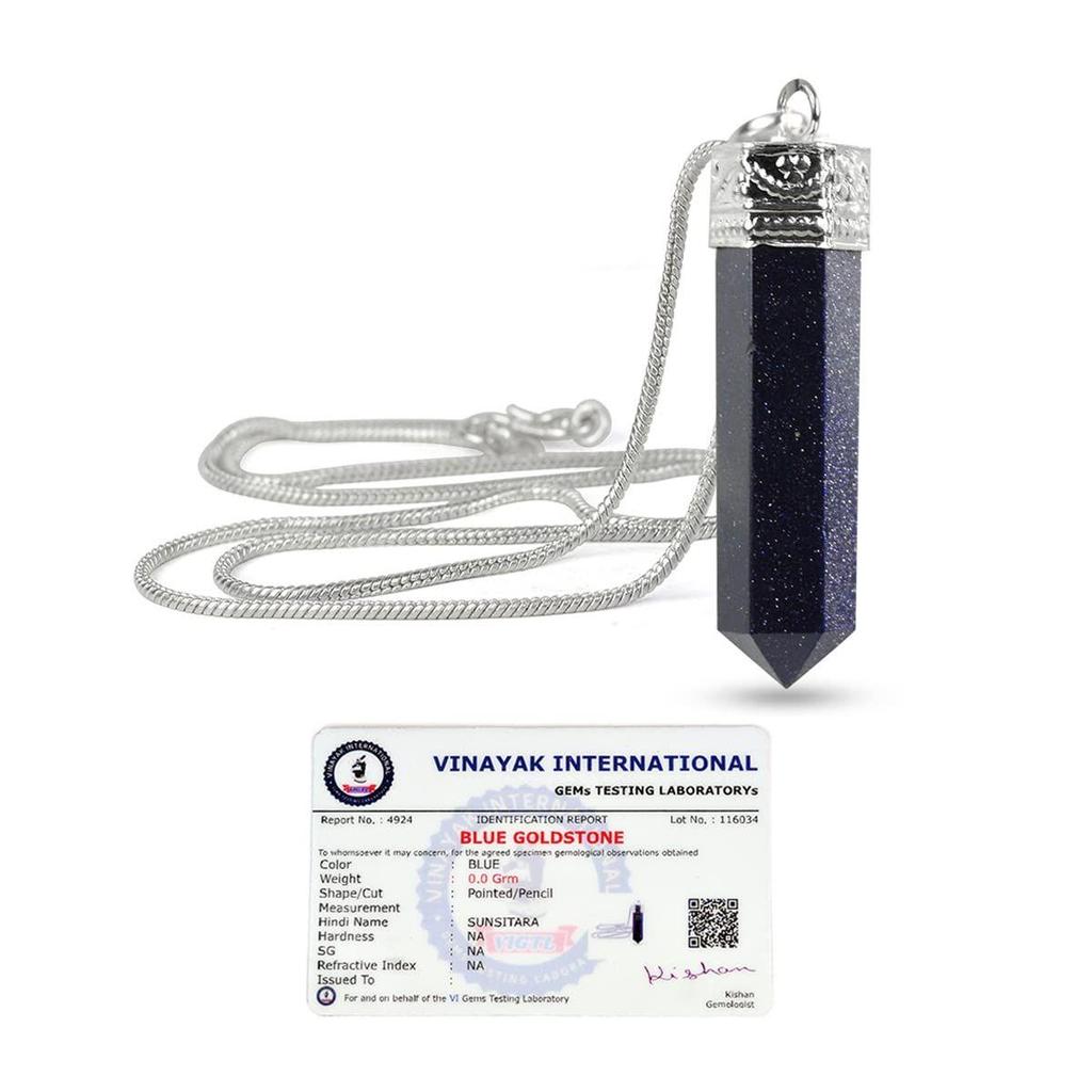 Подвеска-карандаш из кристалла Рейки с натуральным сертифицированным кристаллом качества AAA с сертификатом и металлической цепочкой для исцеления и кристаллическими лечебными драгоценными камнями